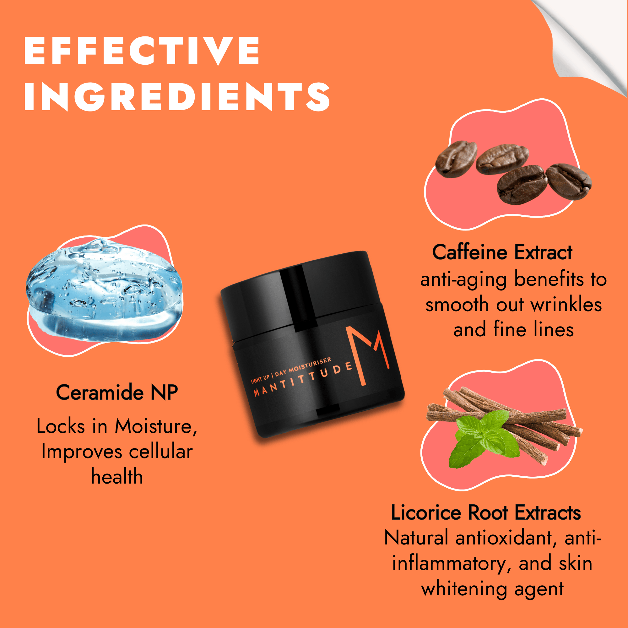 moisturiser that have ingredients like: caffeine extract, licorice root extracts & ceramide NP!