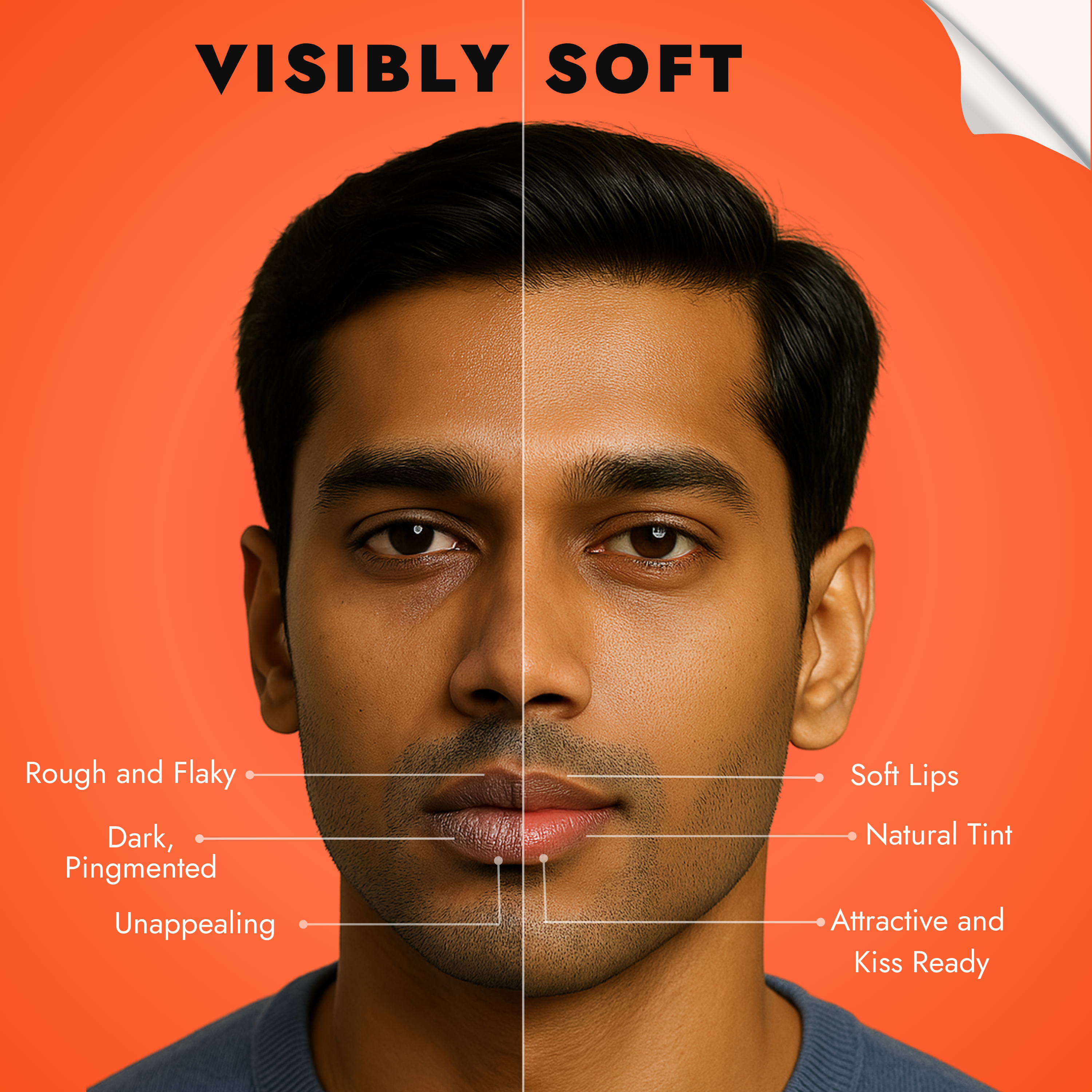 lip balm for dry and pigmented lips. Helps repairs smokers lips.