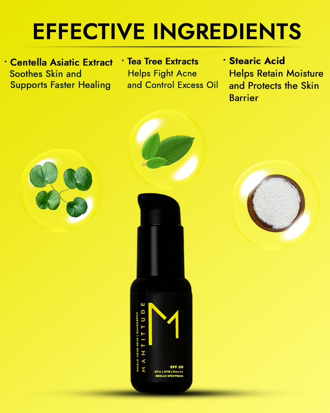 Sunscreen with SPF-50 +  Lip balm