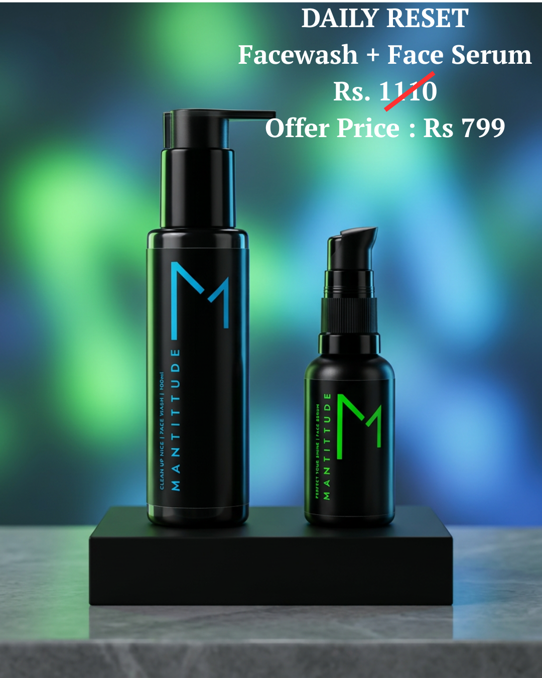 DAILY RESET Facewash + Face Serum