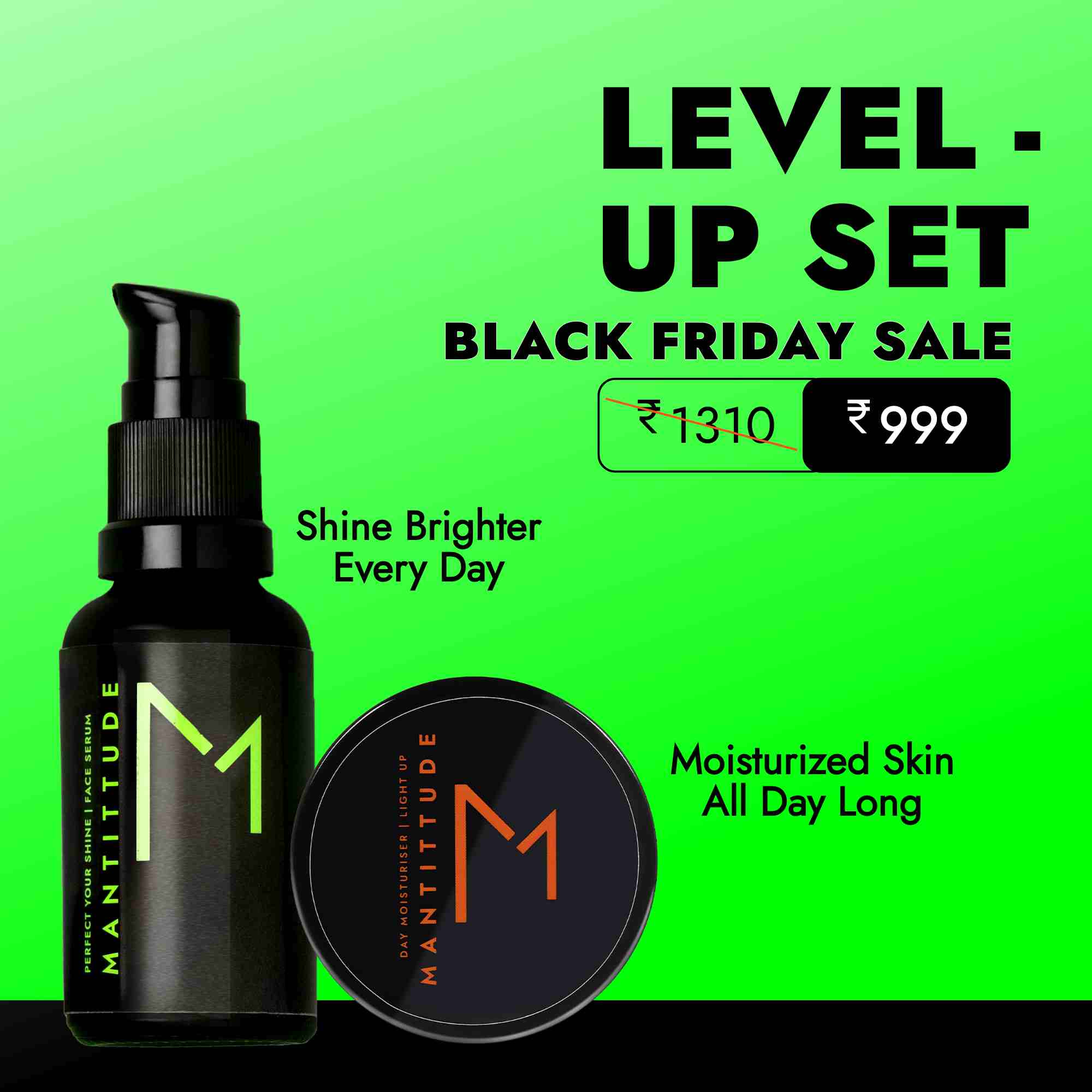 Level Up Set( Serum + Moisturizer )