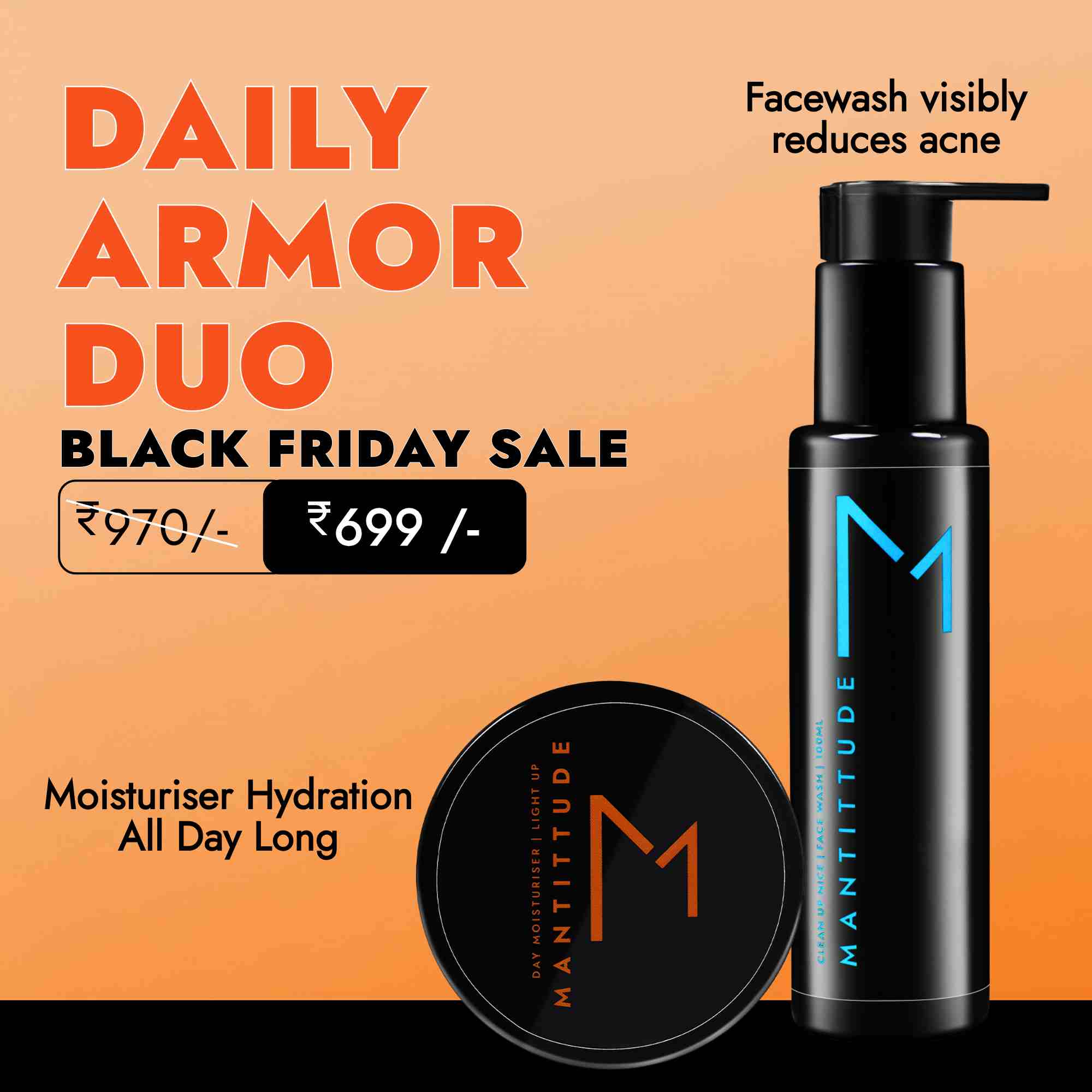 Daily Armor ( Face wash + Moisturiser)