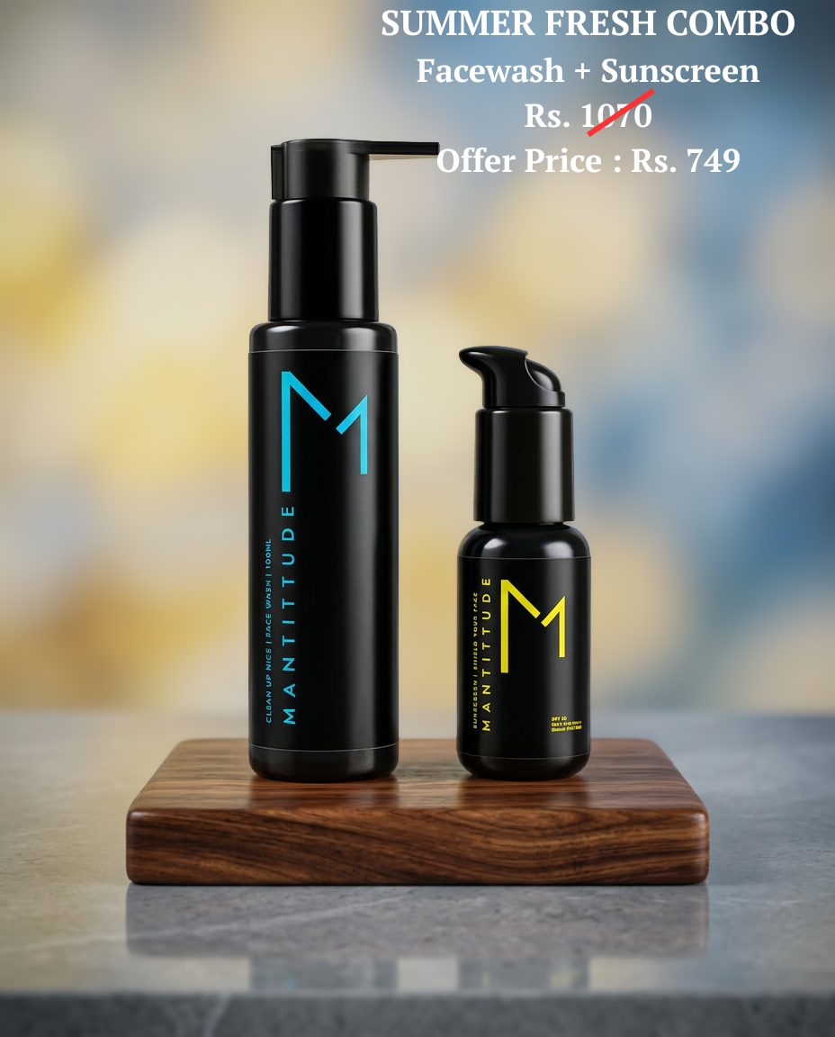 Bamboo Charcoal Facewash + Sunscreen with SPF-50 PA+++