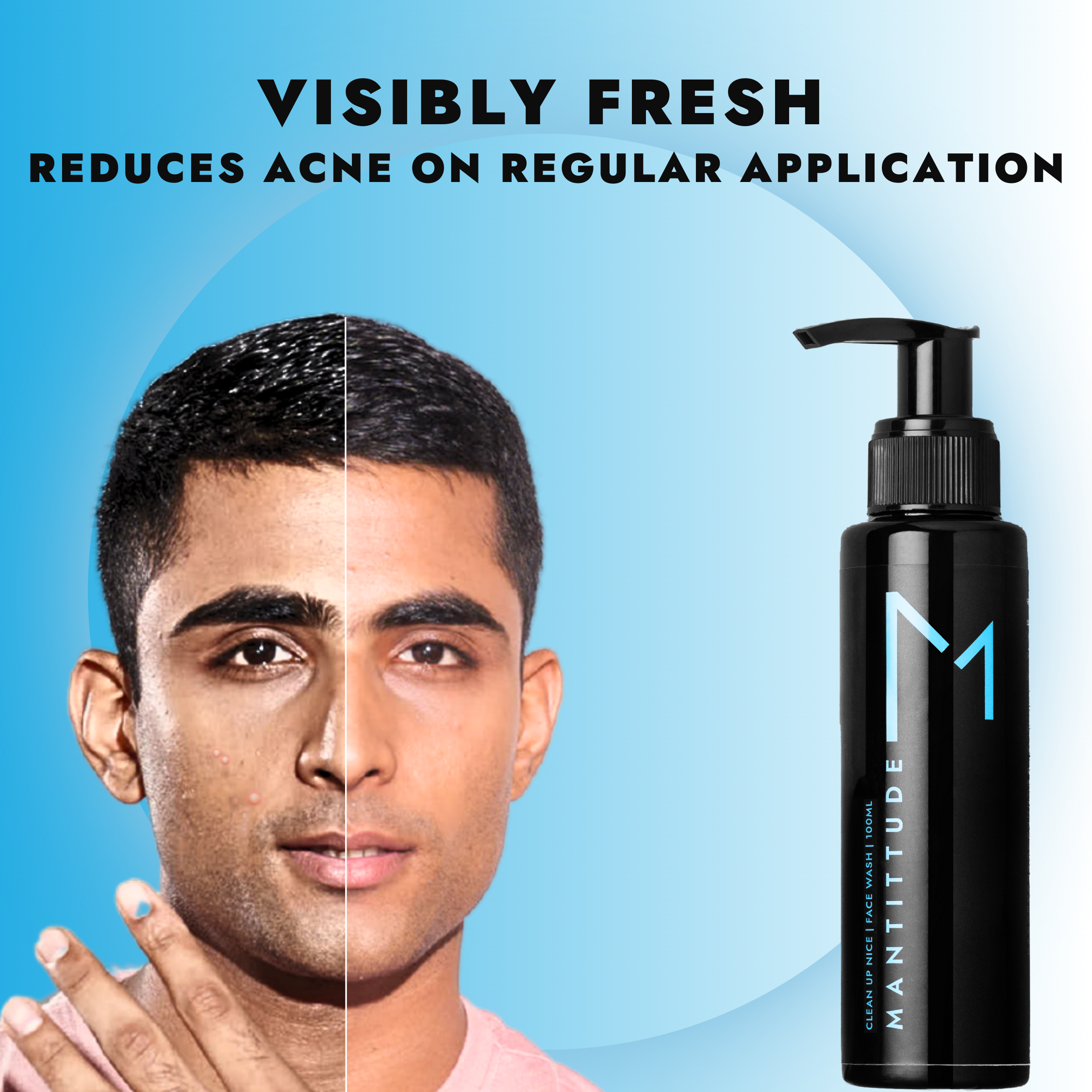 facewash for men with bamboo charcoal