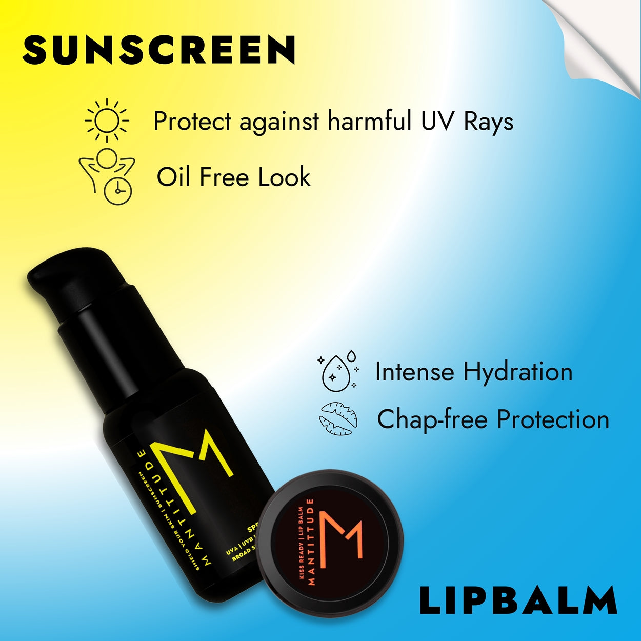 benefits of sunscreen for men and lip balm for men