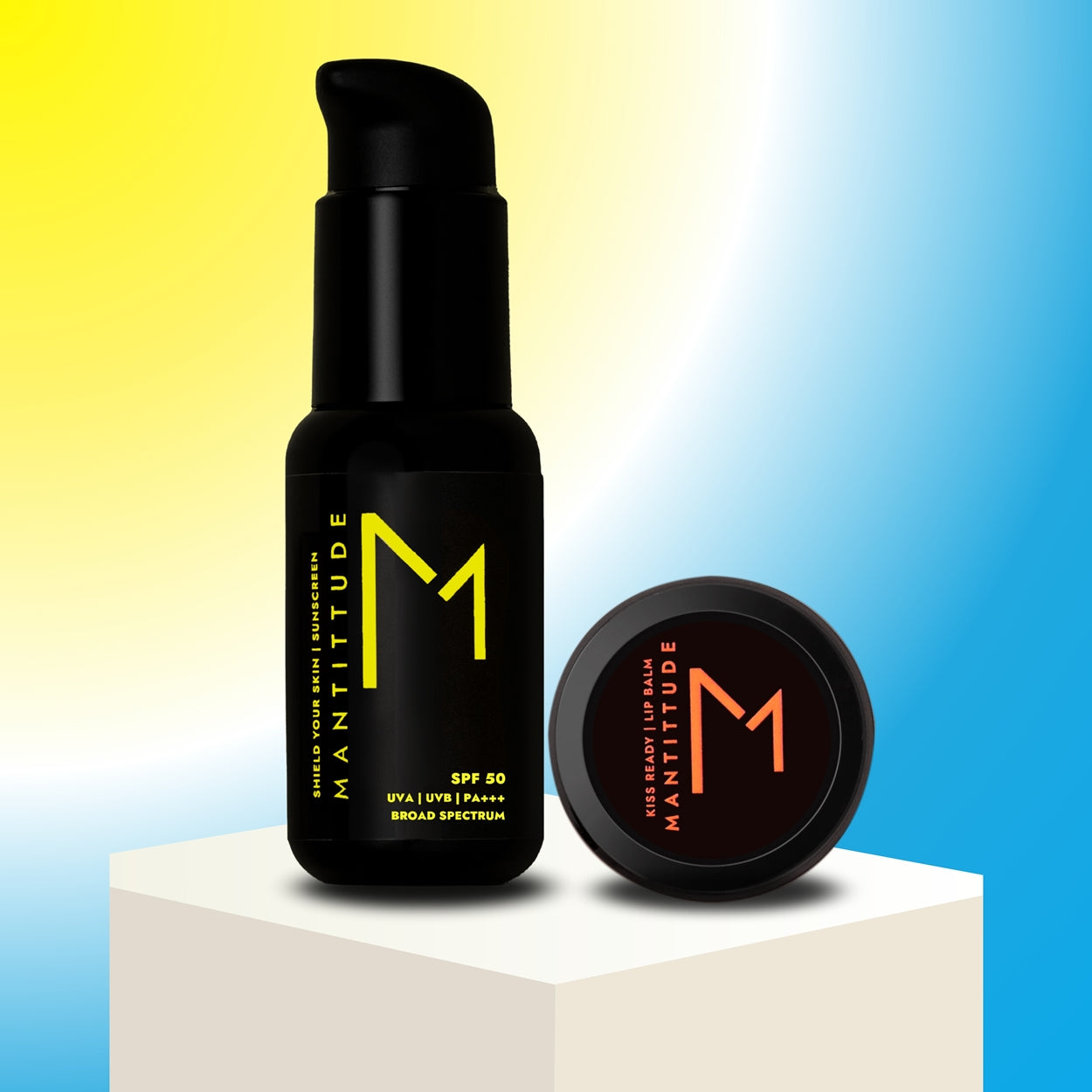 combo of lip balm and sunscreen, skincare for men