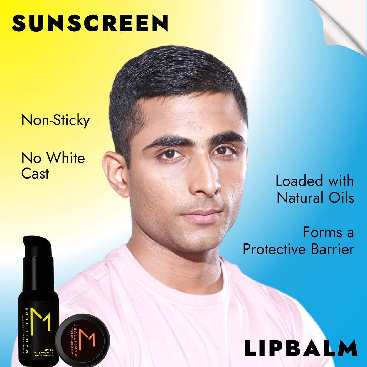 combo of lip balm for men and sunscreen for men
